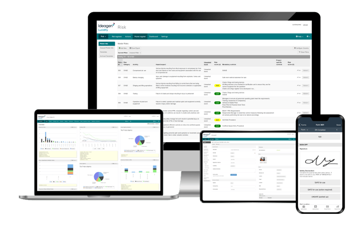 Ideagen Lucidity software on technology