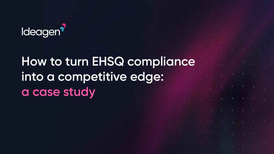 How to turn EHSQ compliance into a competitive edge